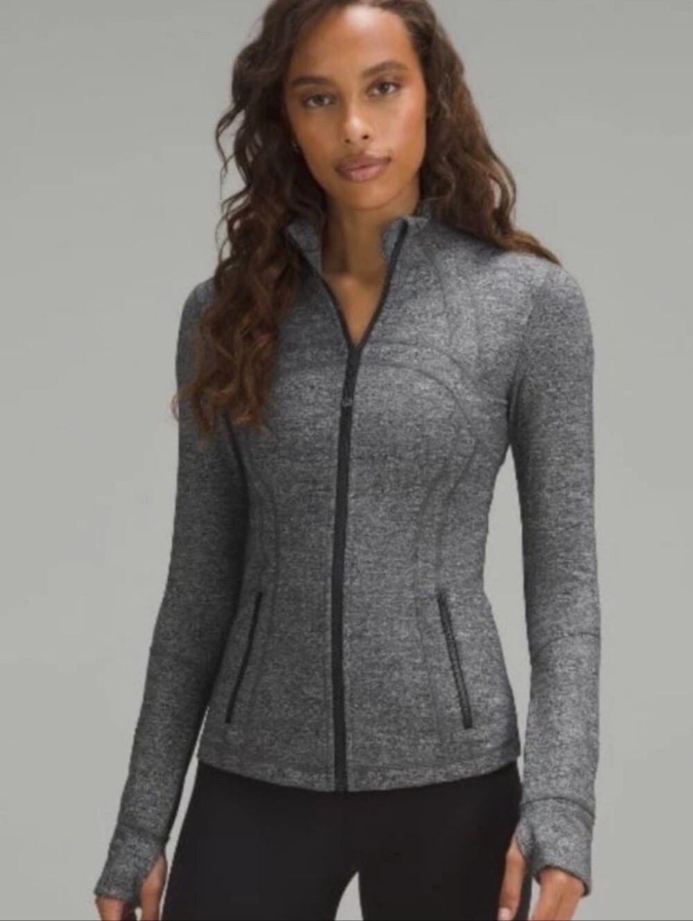 Lululemon Define Jacket, Heathered Grey, Size 8